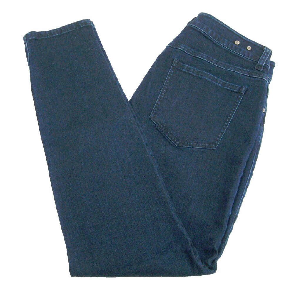 CABI Women's (Size 8) Blue Jeans Curvy Skinny Denim Pants 5 Pockets Zipper Fly